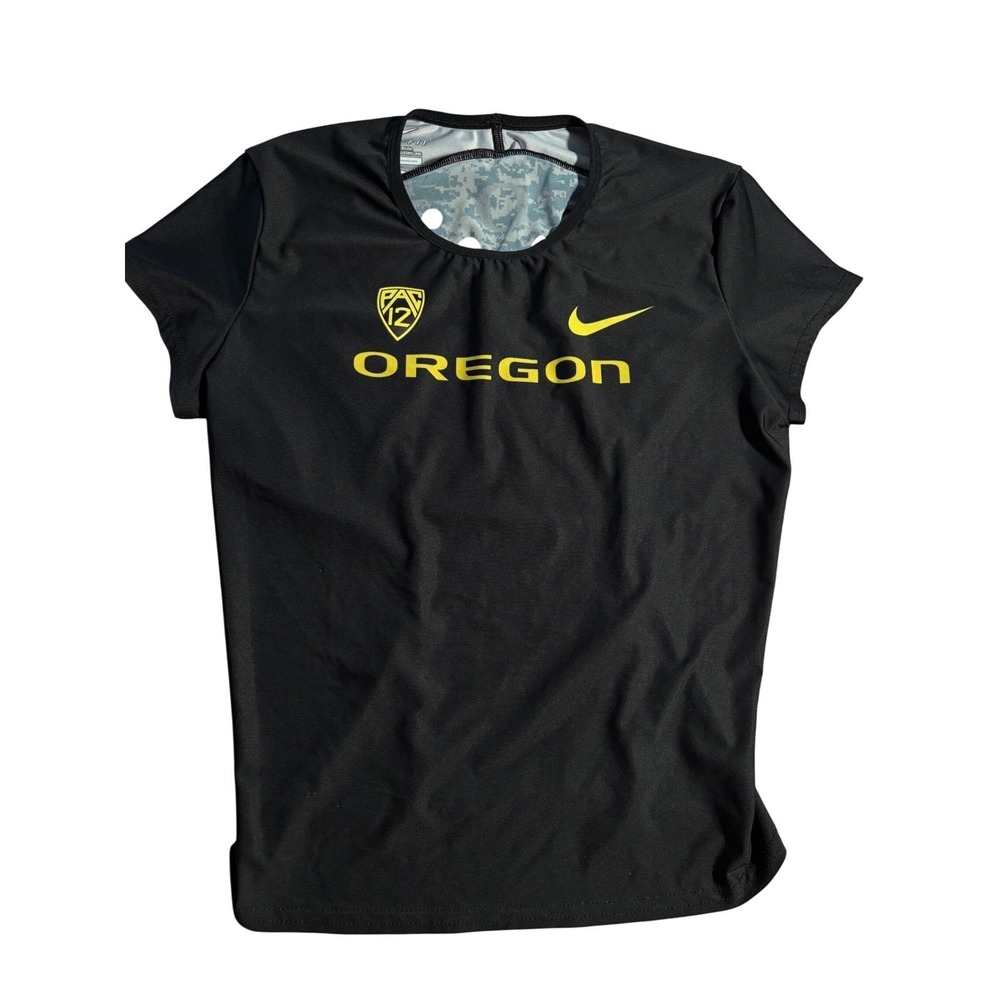 Nike‎ Oregon Ducks Pac-12 Player Issued Dri-FIT Shirt Black Camo Women S Sports